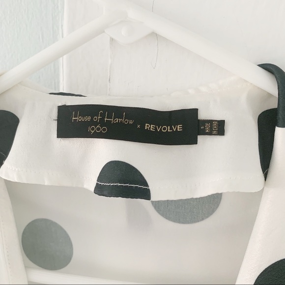 House of Harlow 1960xREVOLVE Arthur Top Dot Print - Picture 7 of 8